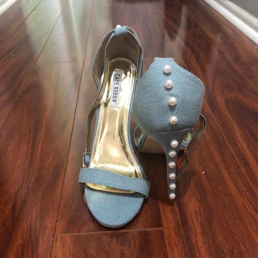 Denim Heels